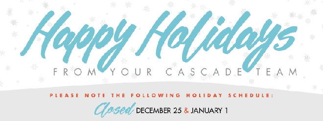 2017 Holiday Banner Hours December